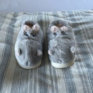 Gray Animal Slippers